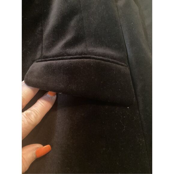 Ann Taylor Loft Chocolate Brown Velvet Blazer Sz 10 - Picture 3 of 6